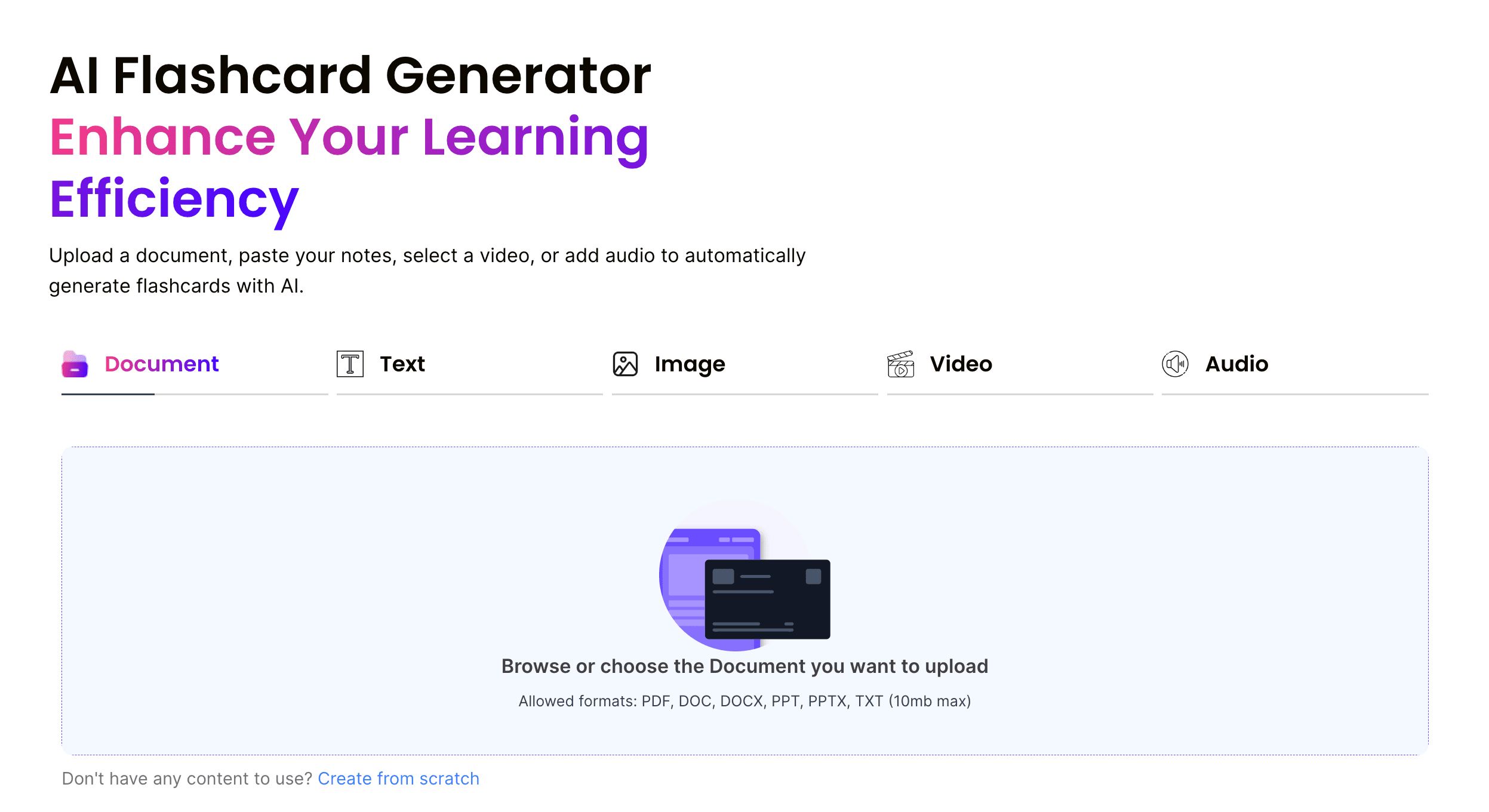 Flashcard Generator
