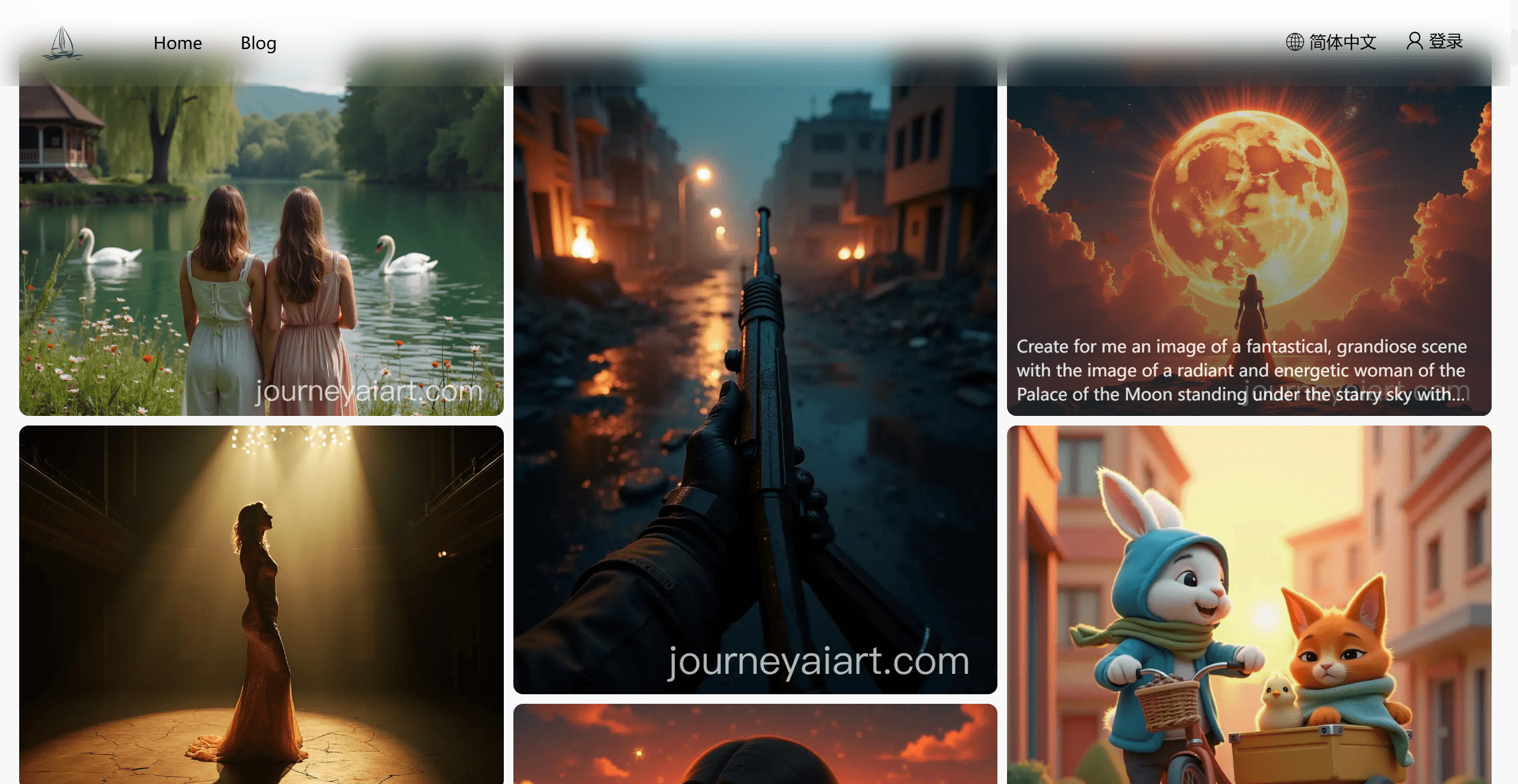 Journey AI 艺术生成器