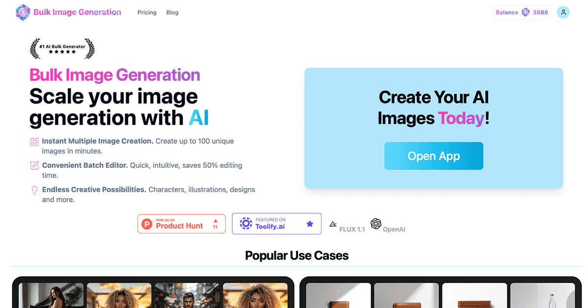 Bulk AI Image Generator
